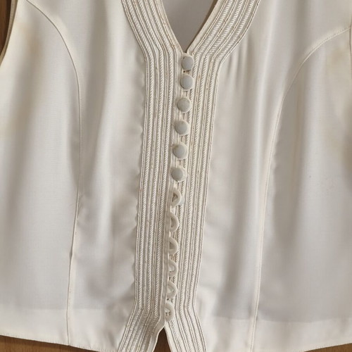 Vest in beige shade like new, size M