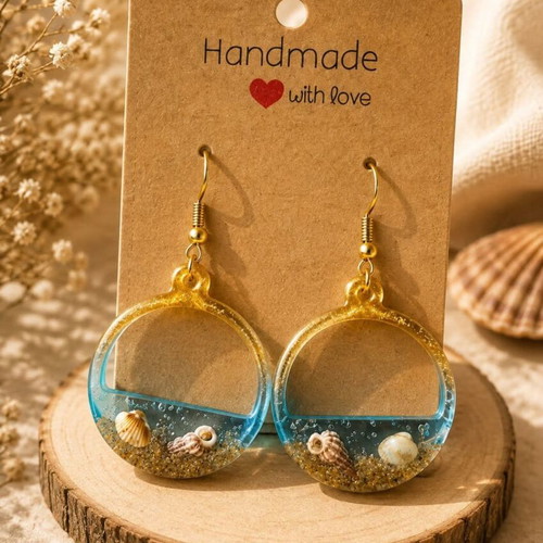 Resin earrings