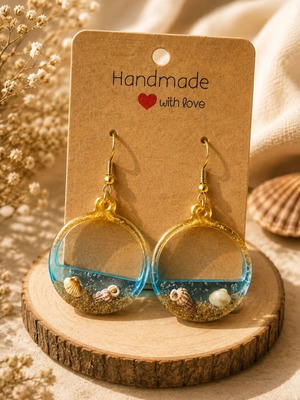 Resin earrings