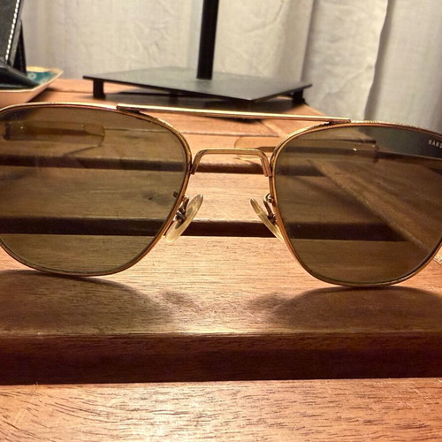 Randolph vintage sunglasses used, gold color