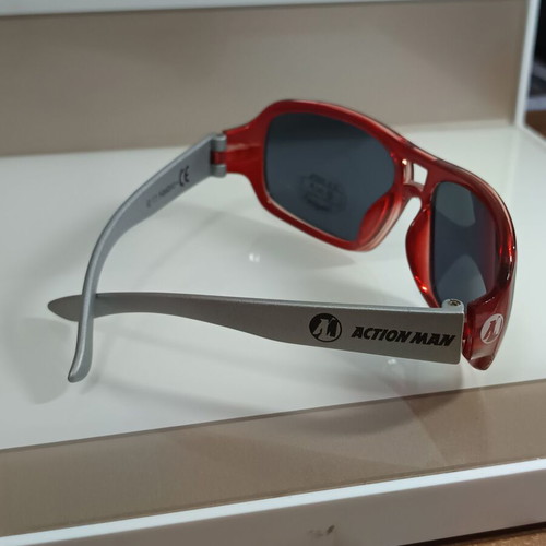 Action Man kids sunglasses new, for ages up to 7, silver and red