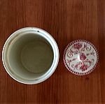  Αυθεντική συλλεκτική vintage πορσελάνινη ζαχαριέρα με καπάκι