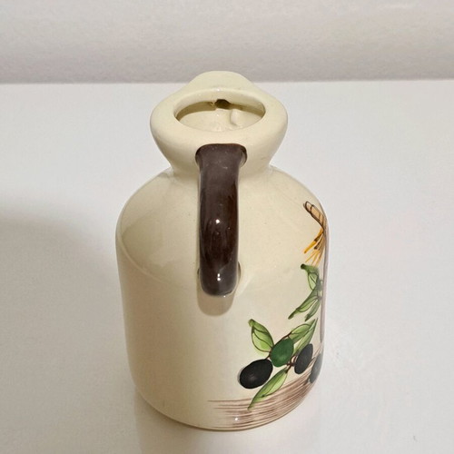 Ceramic oil and vinegar set used, 2 pieces