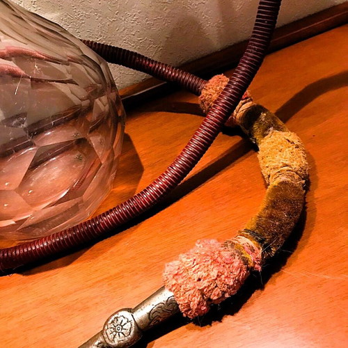 Hookah collectible old handmade used with glass base