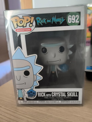 Funko Pop Rick with Crystal Skull καινούργιο, περιλαμβάνει protector