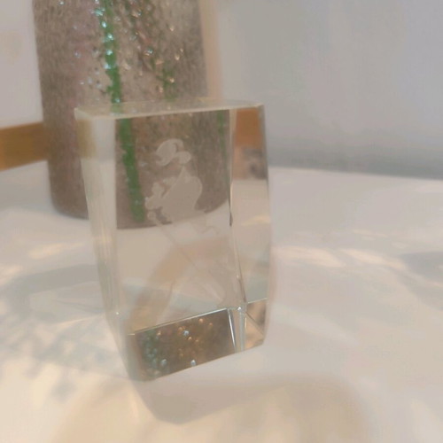 Johnnie Walker crystal decorative collectible used