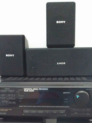 Sony radio amplifier with 3 speakers used