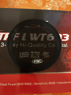 Speaker cover 6.5” TRF new, genuine
