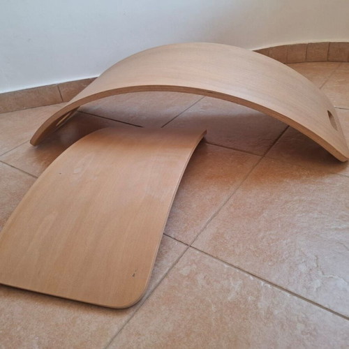Climbing Triangle set with wooden balance boards and climbing board gift