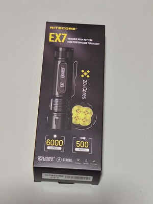 NITECORE EX7 фенер нов, закупен в Гърция