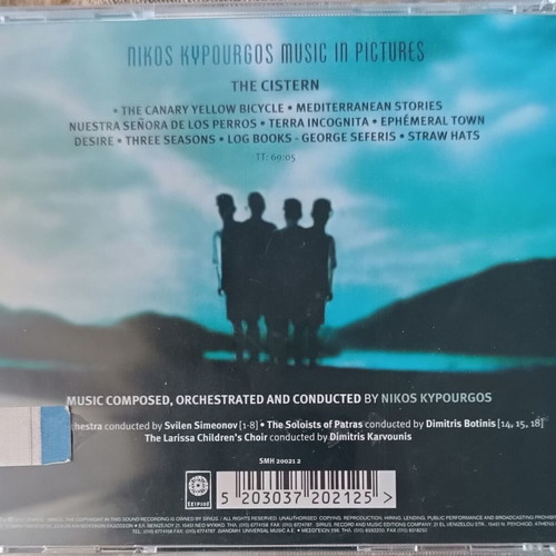 Nikos Kypourgos Mousiki Se Eikones CD like new, entechno