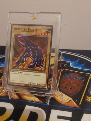 Hercules Beetle Yu-Gi-Oh! card like new