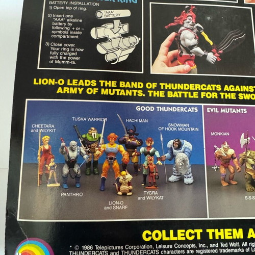 ThunderCats Mumm-Ra Action Figure LJN Toys 1986 New
