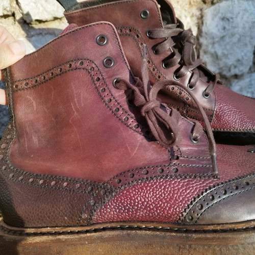 Rolando Sturlini Brogue men's shoes like new, leather, size 45