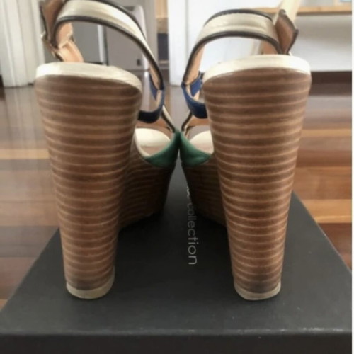 Mac Collection platform sandals used, multicolor, size 39