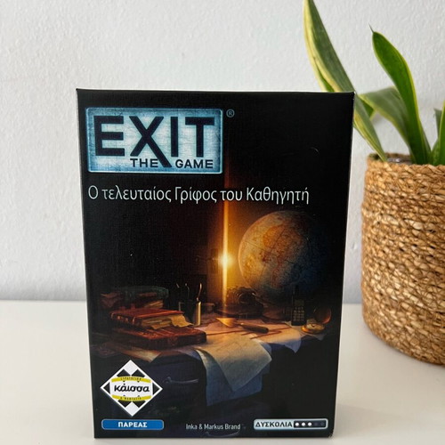 Exit Game The Last Riddle of the Professor board game like new