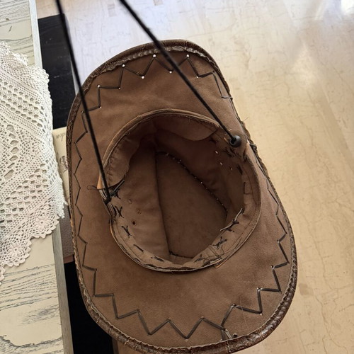 Cowboy hat festival outfit used, lightweight and practical