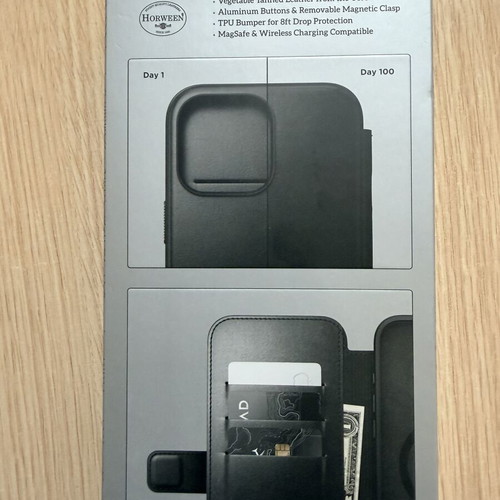 Nomad leather folio case for iPhone 16 Pro Max new