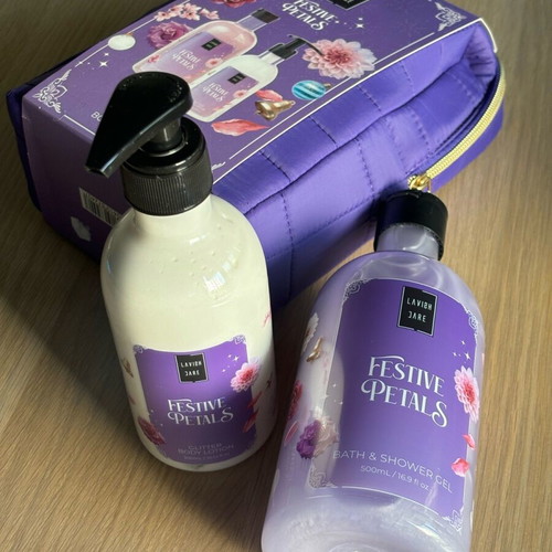 Lavish Care Festive Petals body care set new 2pcs