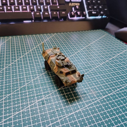 Greek Army vehicles scale 1/72 3D printed models, camouflage colors