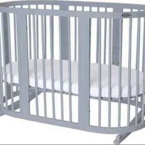 Ingvart Baby Cot with 2 Mattresses like new