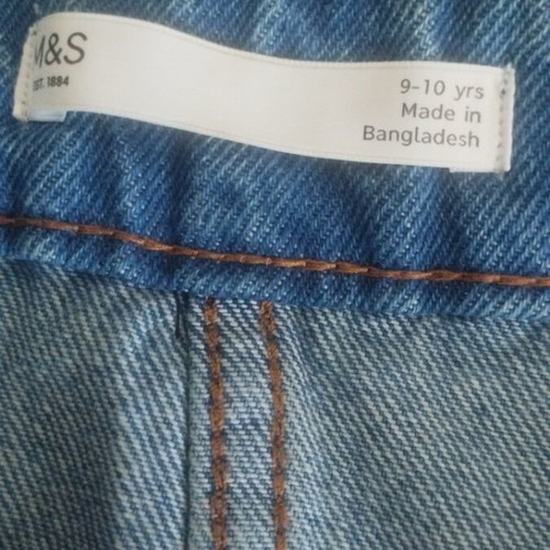 Denim skirt for girl 9-10 years Marks & Spencer used, blue