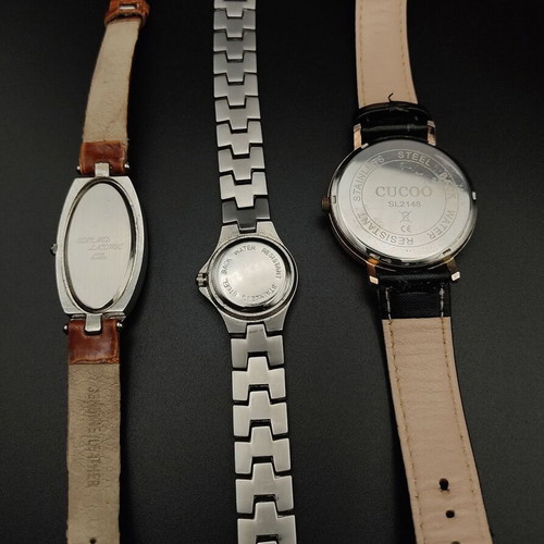 Women's watches used, set of 3, fully functional with new batteries