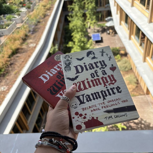 Diary of a Wimpy Vampire books like new, set of two by Tim Collins