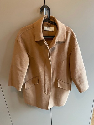 Μάλλινο παλτό Zara μεταχειρισμένο, καμηλό, μέγεθος S