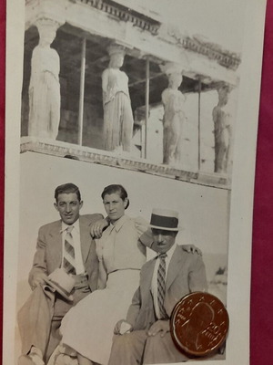 Ακρόπολη Ερέχθειο Αθήνα vintage ασπρόμαυρη φωτογραφία, σαν καινούργιο