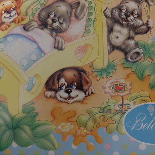 Belcrisa baby blanket new 110x140cm with animal designs