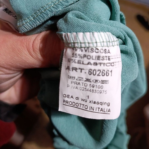 Set blouse and pants like new, new collection, turquoise