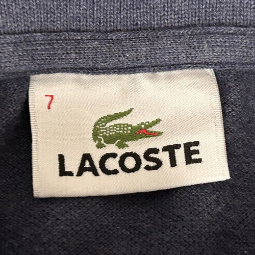 Lacoste men's polo shirt used, dark blue, XL