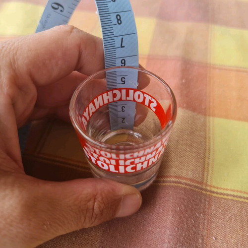 Stolichnaya Vodka collectible shot glass like new from 90-2000 decade