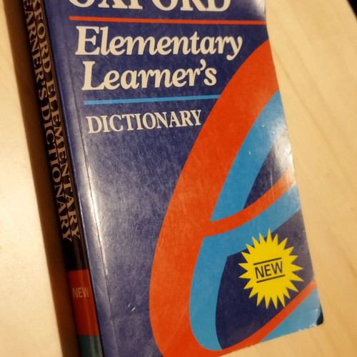 Oxford Elementary Learner's Dictionary used edition 1996