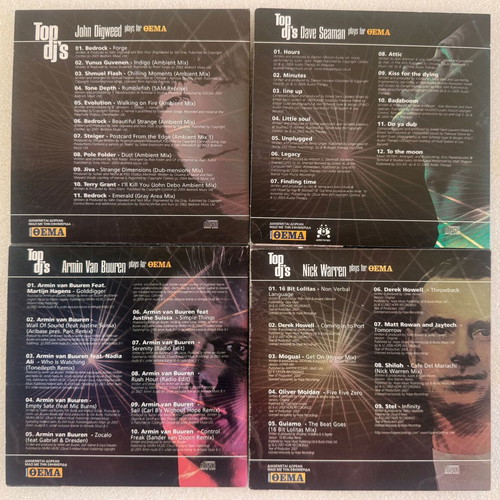 Top DJ's 8 CDs used electronic genre