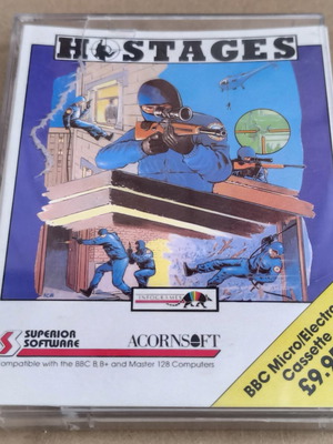 Hostages μεταχειρισμένο παιχνίδι για BBC Micro, Electron, A3000 Archimedes, κασέτα