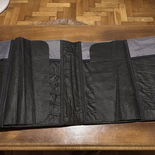 Black leather CD case with 24 sleeves