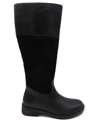 Μπότες δέρμα Hush Puppies 41 μαύρες σαν καινούργιο