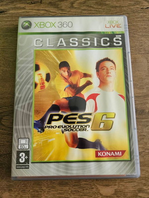 PES 6 Xbox 360 like new, sports simulation game