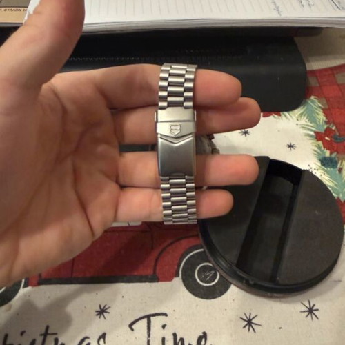 Tag Heuer men's chronograph watch silver like new