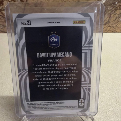2026 Panini Prizm FIFA World Cup Soccer Screamers Davot Upamecano Silver Prizm new