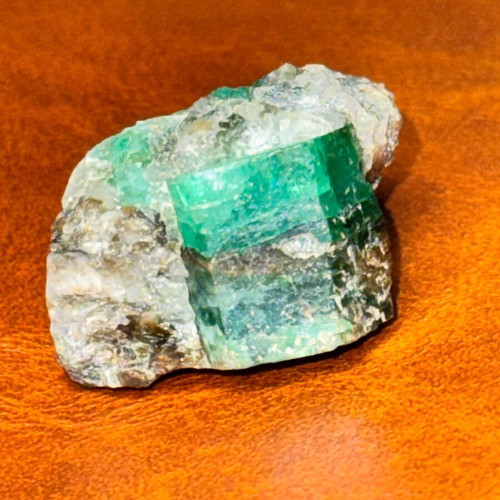 Emerald raw and rare museum-quality natural specimen