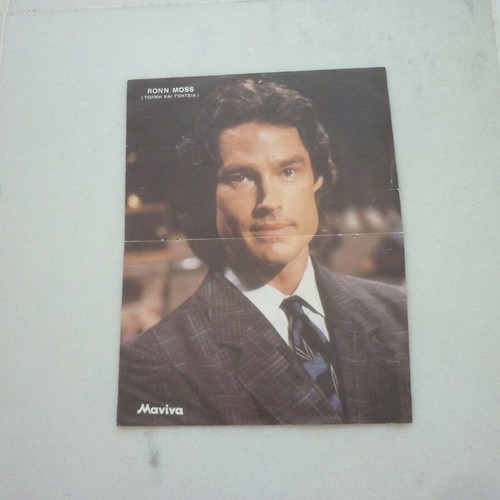 Ron Moss Bold and the Beautiful / Sting double collectible poster used