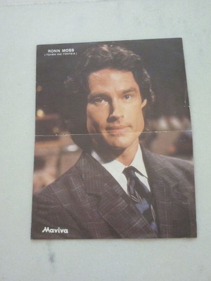 Ron Moss Bold and the Beautiful / Sting double collectible poster used