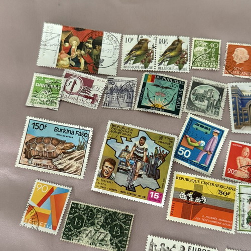 Lot of 5 used stamps