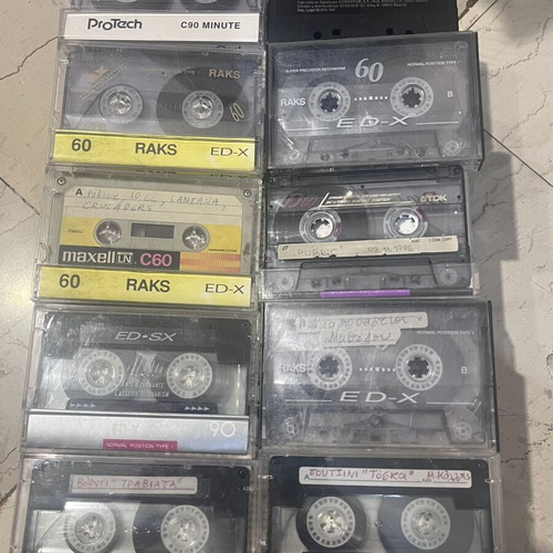 Vintage Audio Cassette Collection used, 40 pieces BASF Sony RAKS