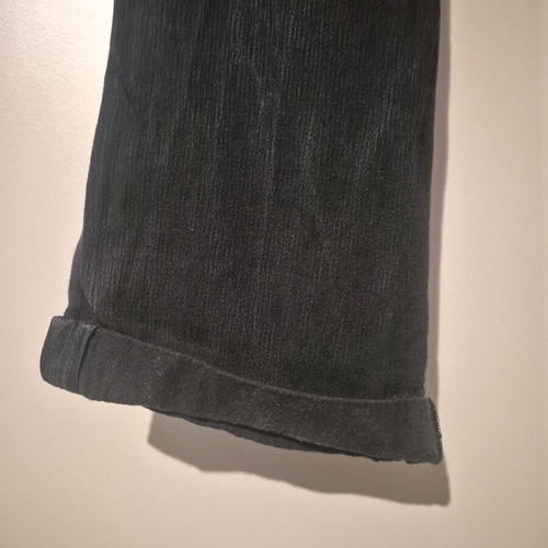 Women's black pants straight leg with cuffs like new
