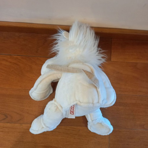 Nici plush lion used, beige, 38 centimeters