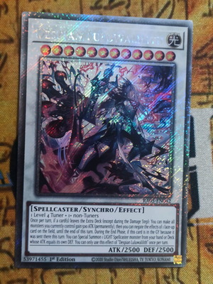 Despian Luluwalilith Platinum Secret Rare κάρτα Yu-Gi-Oh! σαν καινούργιο